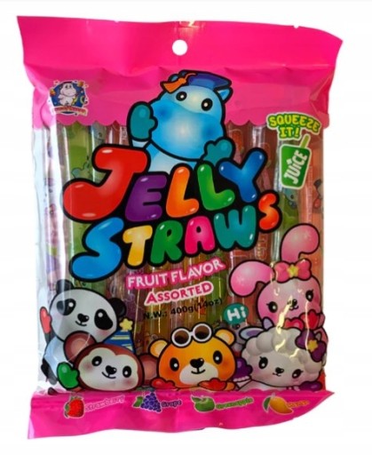 Animal Friends Jelly Slamky Ovocná zmes Želé 400g ABC