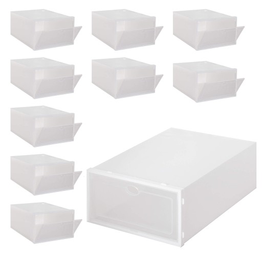 BOX ORGANIZÁTOR NÁDAJOV NA OBUV S KLAPOU NA ŠATNÍK 31x21,5x12,5 cm