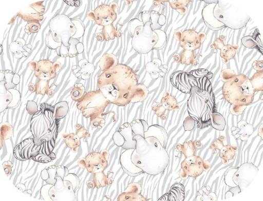 Flanelová plienka Safari Cream 70x80