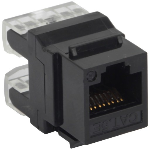 Modul keystone RJ-45 UTP cat.5e čierny