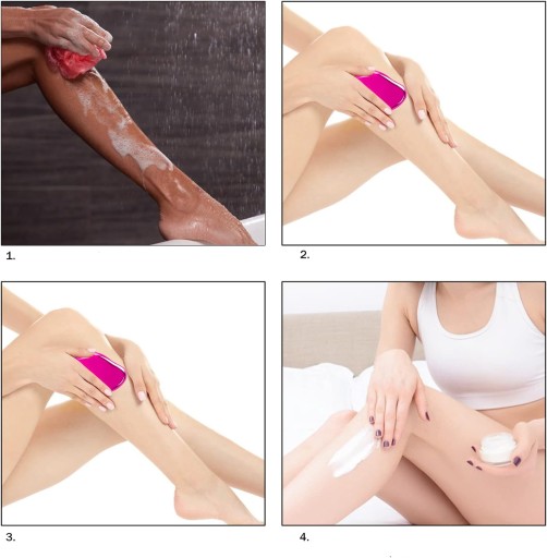 BEZBOLESTNÝ EPILÁTOR KRIŠTÁĽOVÝ DEPILÁTOR EXFOLIAČNÝ ODSTRAŇOVANIE VLASOV