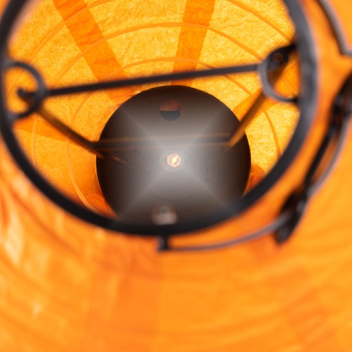 LED tekvicový HALLOWEEN svietiaci papierový lampáš
