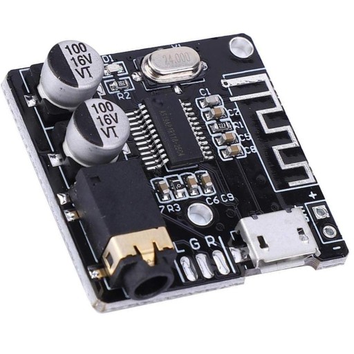 Bluetooth audio stereo modul A2DP 3,7V-5V microUSB audio dekodér