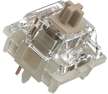 Predmazaný spínač Gateron Baby Raccoon Switch - 1 ks.