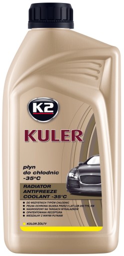 K2 - KULER - KVAPALINA RADIÁTOROV - ŽLTÁ - 1L