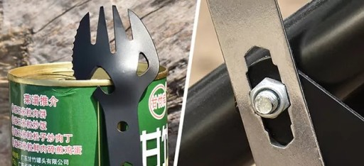Multitool Vidlica Lyžica Nôž Kľúč Camp| Essentials