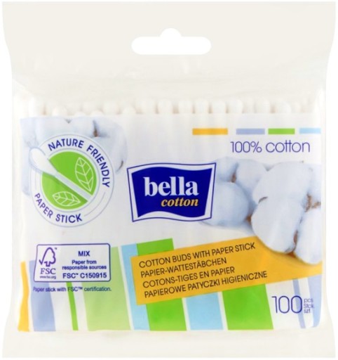 Papierové hygienické tyčinky 100 ks Bella Cotton