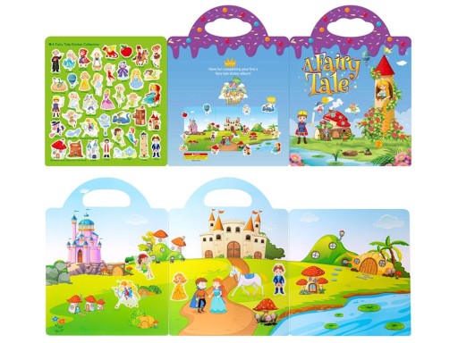 Rozprávkový samolepkový album Princess Castle ZA4763