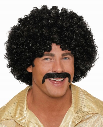 Vlasy s parochňou BLACK AFRO PARTY 70. ROKY 80. ROKY