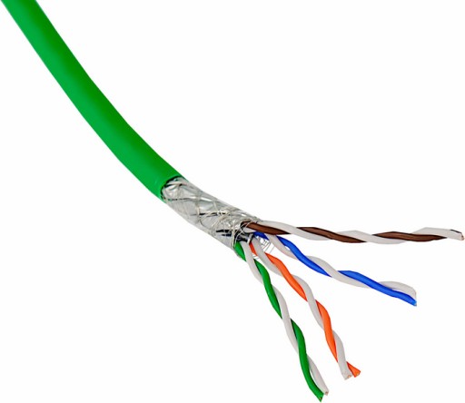 Kábel DIGITUS Krútený pár Cat.8 S/FTP 2000 MHz V METROCH