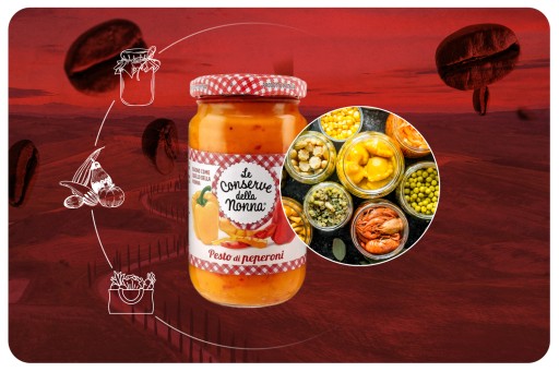 Paprikový krém Le Conserve della Nonna Crema di pepperoni 190g