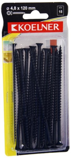 Skrutka do dreva 4,8x120 mm Koelner 15 kusov