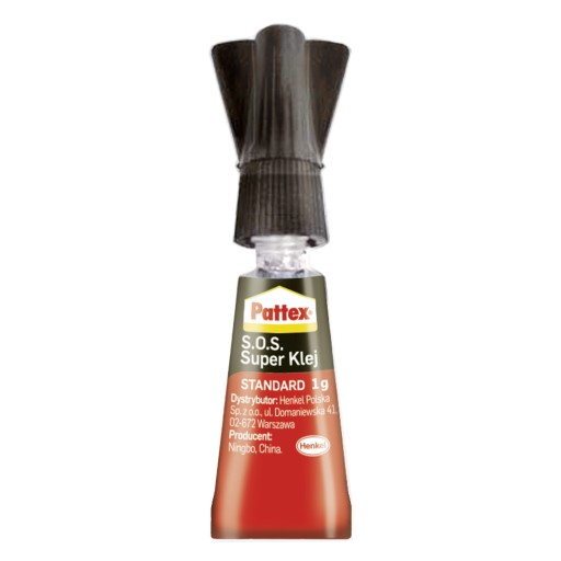PATTEX SOS GLUE 1g NA KOV KERAMIKA PORCELÁN PLAST PLAST PLAST SKLO