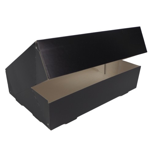 BLACK box na sushi, pečivo 17x11,5x5cm 10ks