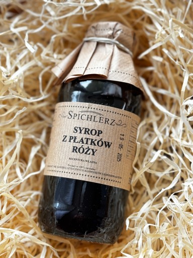 Sirup z lupeňov ruže 100% prírodný Spichlerz 330 ml