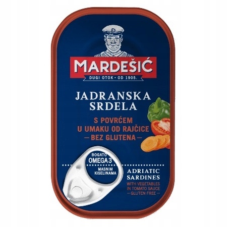 Chorvátske sardinky v paradajkách 90g