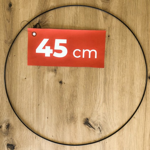 Čierny prsteň lapač snov 45 cm - lapač snov