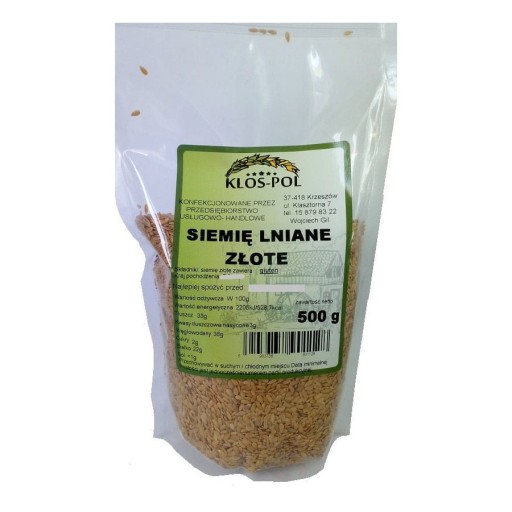 ZLATÝ ĽANOVÝ 0,5KG GOLDEN FLEX KŁOS-POL