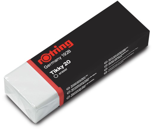 Guma na ceruzky Tikky 20 - Rotring - biela