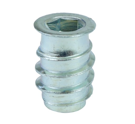 10x M6 x 18 mm nástrčná vložka, nábytková vložka do dreva, s imbusovým kľúčom 6