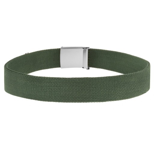 Opasok Badger Outdoor Canvas CTB vojenský opasok - Olivový L 140 cm