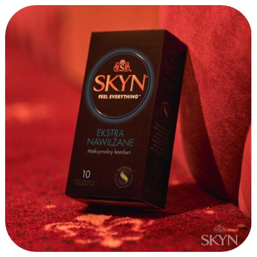 UNIMIL SKYN EXTRA MOISTURIZED kondómy 10 ks Smooth Non-latex
