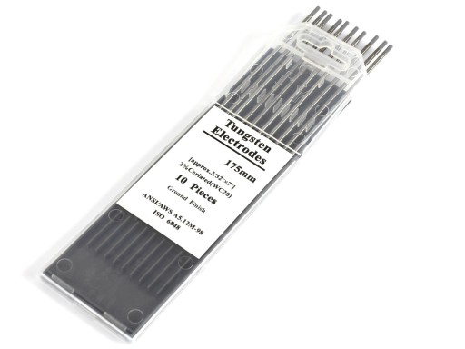 TIG WC20 sivé 1,6 mm cérové volfrámové elektródy