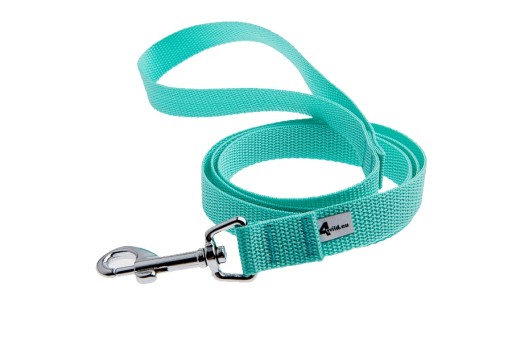 Klasické mestské vodítko 120 cm - mint, 12 farieb