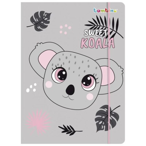 Školská zložka Koala/Fox A4 s gumičkou
