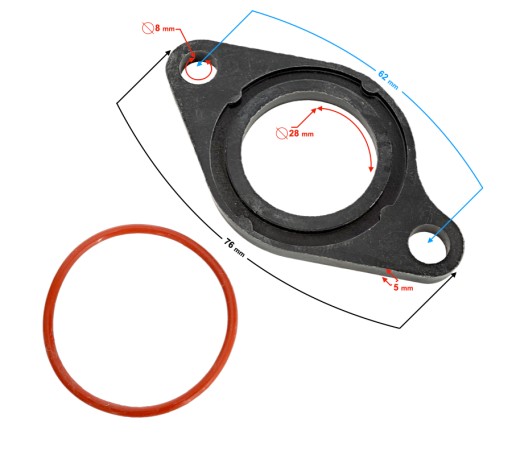 Tesniaca podložka Oring Konektor ATV Quad Linhai Allroad Benyco Gtx 260 300