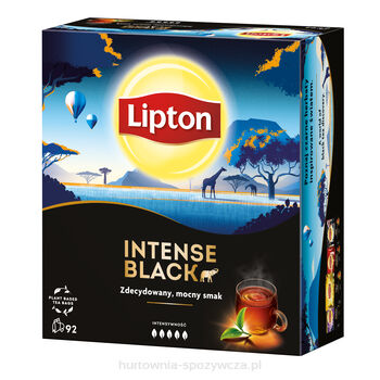 Čierny čierny čaj Lipton Intense 92 vrecúšok - Chuť afrického slnka
