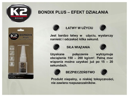 Y0H04 K2 BONDIX LEPIDLO NA PLASTOVÉ DREVOGUMA STRONG