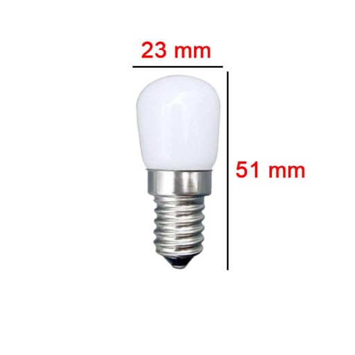 LED CAPSULE Žiarovka 2W = 15W 160lm Teplá E14 Lampa digestora chladničky