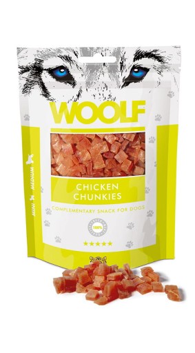 BRIT Woolf Snack Chicken Chunkies 100 g Kuracia pochúťka pre psov