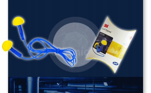 3M E-A-R Express špunty do uší so šnúrkou, 1 pár