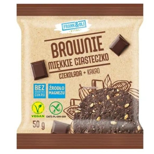 BROWNIE jemné sušienky, kakao FRANK&OIL