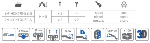 HYDRAULICKÝ PÁNT 90 S BRZDOU GTV + VODIČ