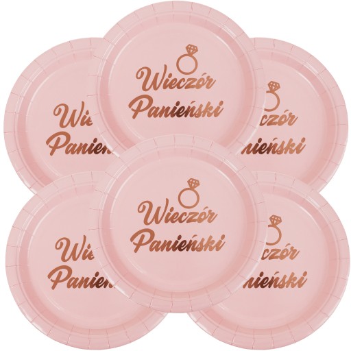 ROSE GOLD LADIES PAPIEROVÝ TANIER 6 KS Y3