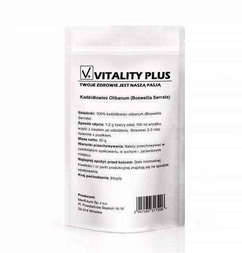 Boswellia Serrata vonná živica 50 g Aromaterapia Zápal