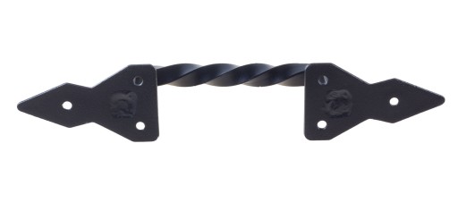 DEKORATÍVNA ČIERNA ÚCHYTKA PRE KNÚTOVÉ DVERE ÚCHYTKA 130mm
