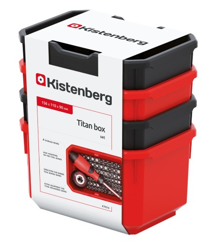 TITAN BOX KTIS16 Súprava kontajnerov Kistenberg