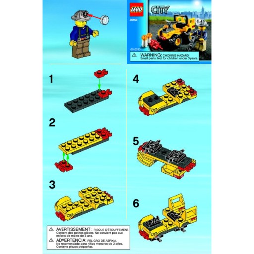 Lego Manuál - Mining Quad 30152