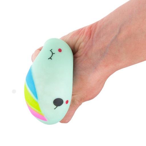ANTISTRESOVÁ HRAČKA GNIOTEK SQUEEZE HRAČKA RAINBOW UNICORN SENSORY SQUISHY