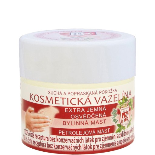 Kozmetická vazelína na pery Ochranná biela masť na tvár a pery 150 ml
