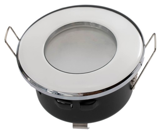 Svietidlo HALOGEN Okrúhle AQUS GU10 IP44 Chróm