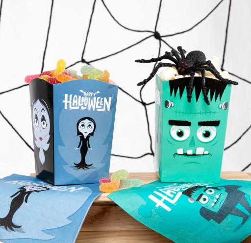 HALLOWEENSKÉ POPCORNOVÉ BOXY SLADKOSTI MONSTER Snacks Monsters 6 ks.