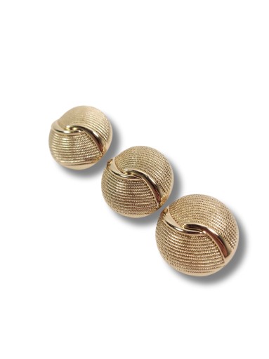 Gombík na nohe bundy, zlatý, 23 mm, 1 kus