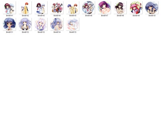 Anime Manga Angel Beats Pins! VEĽA VZOROV