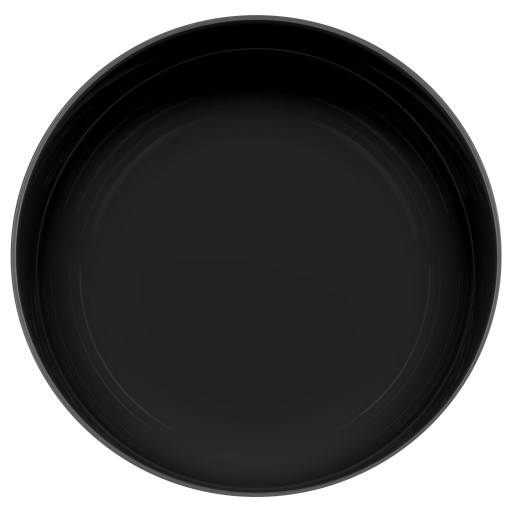 PLASTOVÁ KUCHYŇSKÁ MISKA NA JEDLO, NEREZNÁ, 1,2L, 16CM, ČIERNA