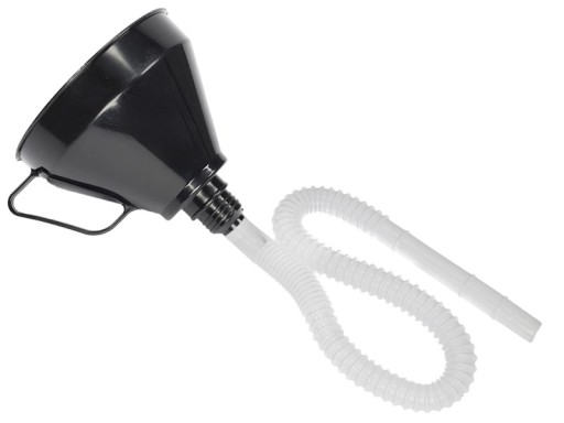 lievik s ohybnou hadicou 530 mm, miska 165 mm